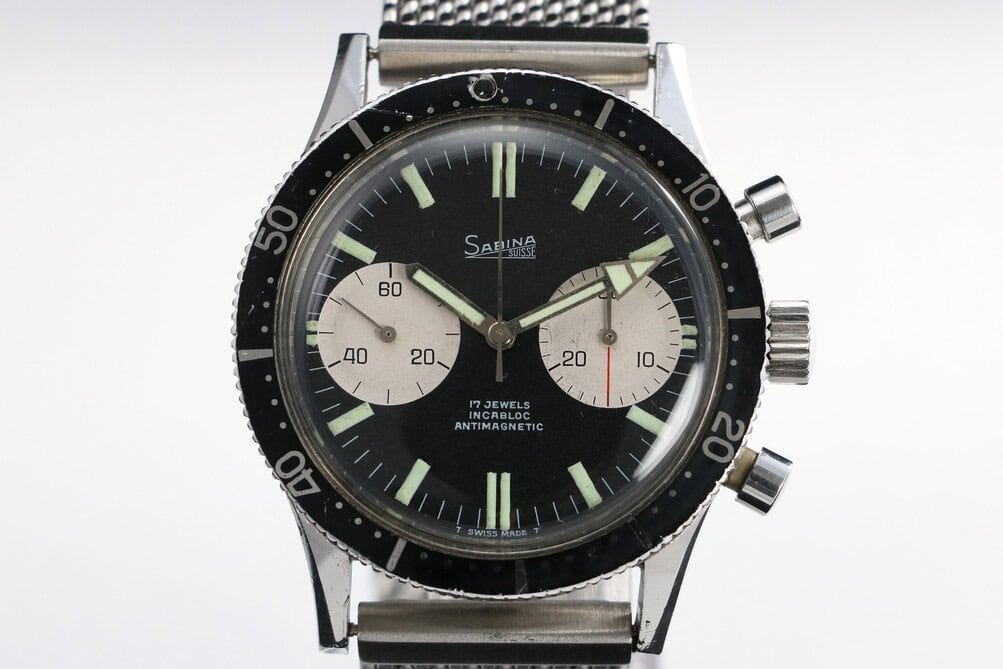 SABINA REVERSE PANDA CHRONOGRAPH 39MM | VALJOUX 7730 | 1960'S